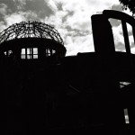 Josiane Keller - silhouettes of ruins with clouds