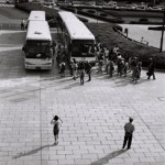 Josiane Keller - boarding the bus