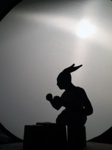 Ox the drummer - silhouette