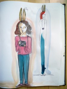 Sky - sketchbook page