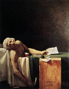 Jaques-Louis David - The Death of Marat