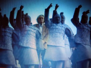 Joris Ivens - Un Histoire de Vent - Joris Ivens amidst the warriors marching