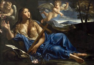 Annibale Carracci - The Penitent Magdalen in a Landscape