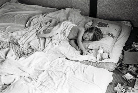 Josiane Keller - asleep on the futon