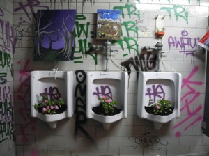 Cleveland Heights Kids - three pissoirs