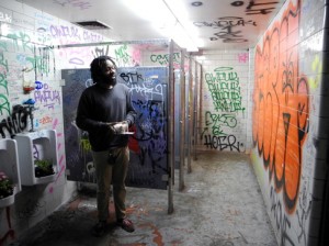 Cleveland Heights Kids - Anthony explaining the installation