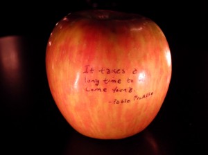 It takes a long time to become young - apple at the MINT