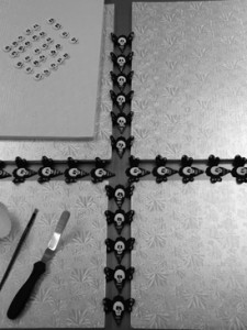 Josiane Keller - sugar death's head hawk moth cross lay out to dry