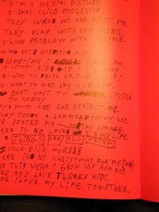 Jim Goldberg - Raised by Wolves 28 - I was child molested