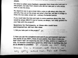 Ox feed back form - I'm a drummer and there's no way getting around that