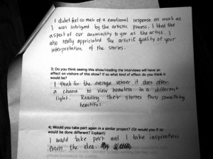Josiane Keller - anonymous feed-back
