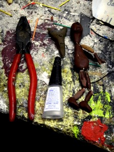 Josiane Keller - small puppets and tools