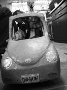 Josiane Keller - Crack Man and Daniel riding the VW beetle