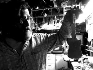 Josiane Keller - Mike holding puppet guitar