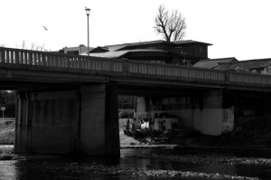 Josiane Keller - street person's house under the Kamo bridge