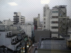 Josiane Keller - view from Junkudo seventh floor window