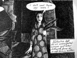 Josiane Keller - Fumetto 2013 - Katherina left as an emacipanted woman