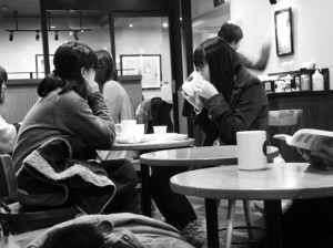 Josiane Keller - Japanese girls in a Cafe