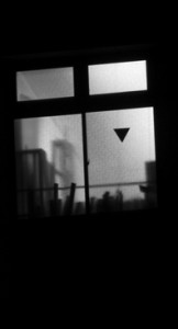 Josiane Keller - milk glass window