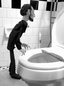 Josiane Keller - The Lincoln Brothers - toilet scene