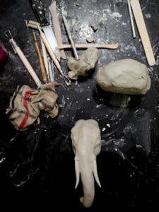 Josiane Keller - an elephant head