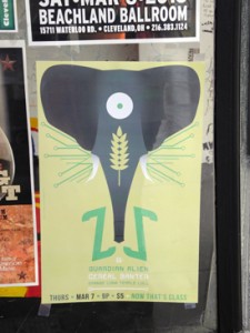 Josiane Keller - ZS Guardian Alien Cereal Banter elephant head poster