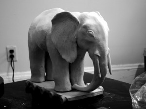 Josiane Keller - Nina's elephant on wheels