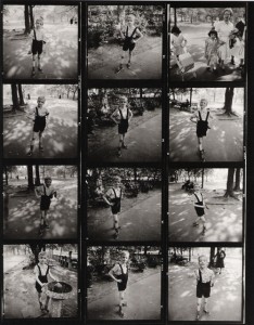 Diane Arbus - Boy with a Toy Grenade in Central Park - contact sheet