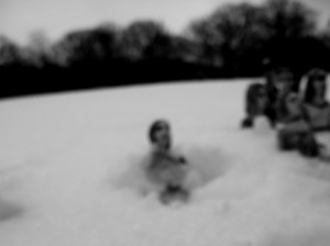 Josiane Keller - group in the snow