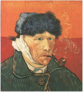 Vincent VanGogh - Self-Portrait with Bandaged Ear and Pipe