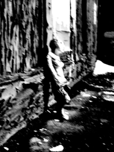 Josiane Keller - fallen lady - by a window