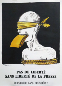 Tomi Ungerer Charlie Hebdo attack response 2015