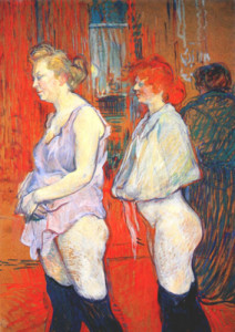 Toulouse Lautrec - Rue des Moulins, The Medical Inspection - 1894