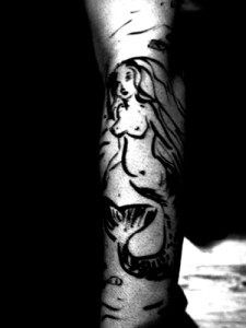 Josiane Keller - mermaid marker tattoo 2