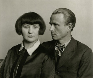 August Sander - The Painter Otto Dix and his Wife Martha - 1925
