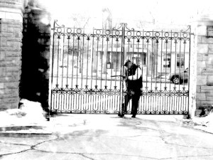 Josiane Keller - cemetery gate keeper 2