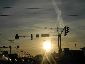 Josiane Keller - sunrise with green lights