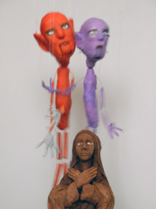 Josiane Keller - black Madonna and Mike's flying aliens