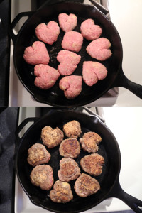 Josiane Keller - double heart meat balls