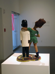 Joyce J Scott, Look Mom - A Doctor, backside, 2008