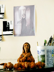 Josiane Keller - Madonna with repaired head
