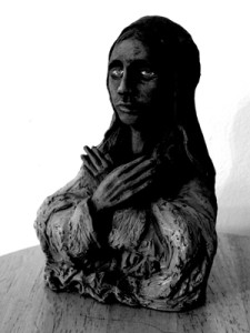 Josiane Keller - Foujita black Madonna 2 bw