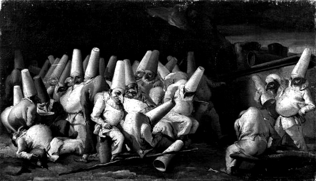 Gian Domenico Tiepolo - Gruppo di Pulcinella - 1760-1775