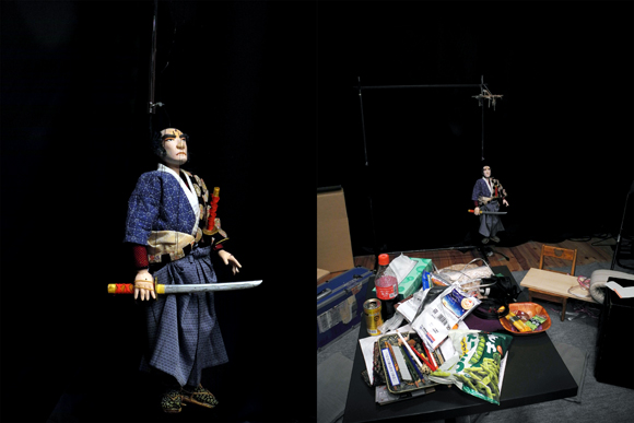 Josiane Keller - Minomushi marionette - Samurai (two)