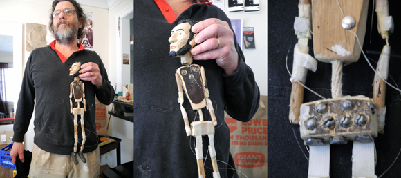 Josiane Keller - Mike with new Lincoln marionette