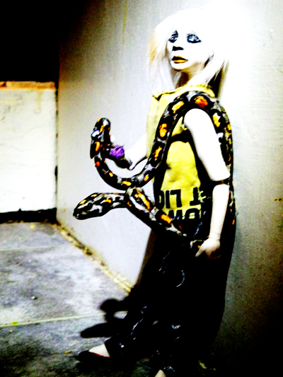 Josiane Keller - Chiaki holding a snake 7