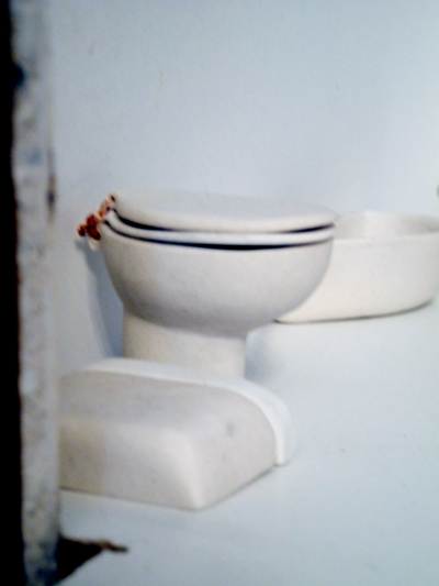 Josiane Keller - building a new bathroom - toilet