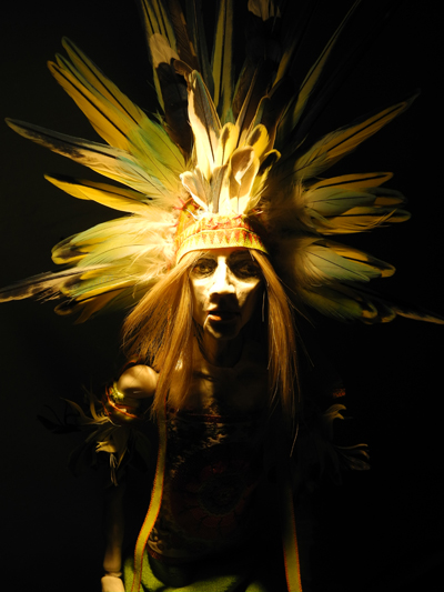 Josiane Keller - Billy with Aztec feather crown 10