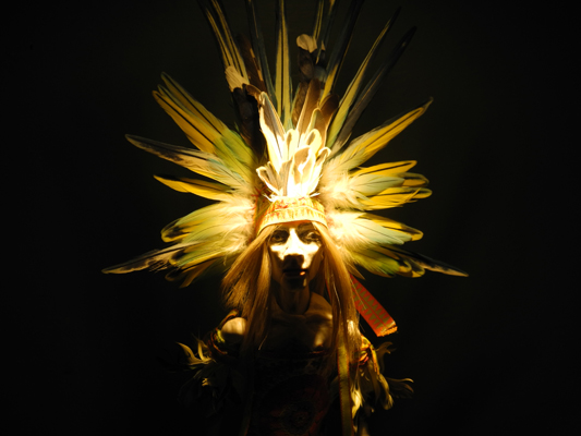 Josiane Keller - Billy with Aztec feather crown 4