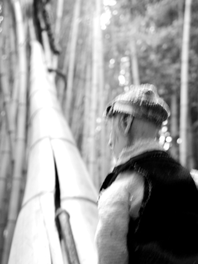 Sebastiao Com'Sal on the bamboo bridge - Credit Photo Courtesy of Sebastiao Com'Sal